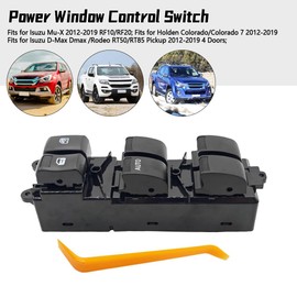 ATFOEEN Power Window Control Switch Compatible with Holden Colorado/Colorado 7 2012-2019, Isuzu D-Max Dmax/Rodeo RT50/RT85 Pickup Mu-X RF10/RF20 Master Window Switch Replace 8-97417469-0 8-98192251-1