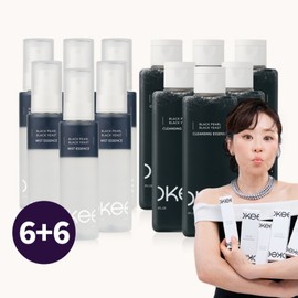 Oki Beauty Black Pearl Black Yeast Choi Kanghee Set 6 mist + 6 cleansing / 오키뷰티 흑진주 흑효모 최강희 세트 미스트 6개 + 클렌징 6개