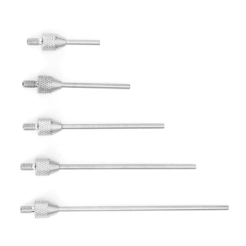 5pcs L10/20/30/40/50 Test Indicator Contact D1.5mm Dial Indicator Needle Probe