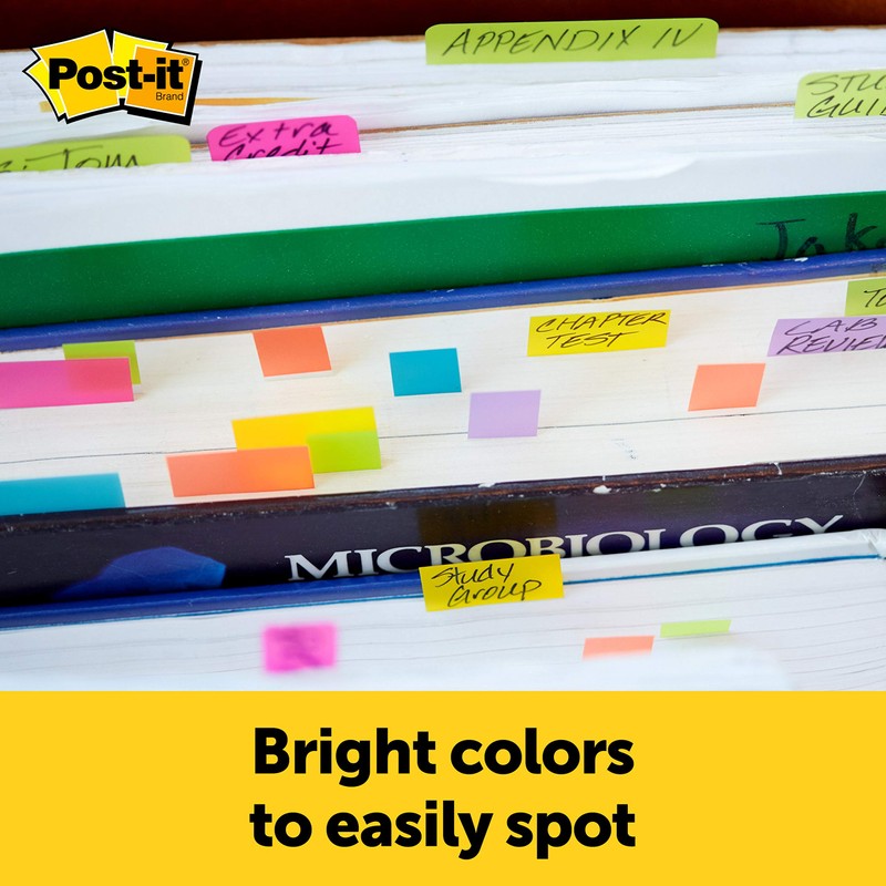 Post-it® Combo Pack, 1 Pad 3"x4", 3 Pads 1"x3", 5