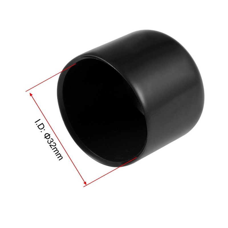 sourcing map 5pcs Screw Thread Protectors 32mm ID Round End