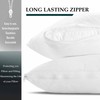 Polycotton Zippered Pillow Protectors Cover Case, Anti Dust Mite, Anti-Allergy,