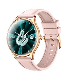 OHUGNA Smart Watches for Women - Elegant Rose Gold, Fitness Tracker with 100+ Sports Modes, Heart Rate & Sleep Monitoring, Compatible with iOS & Android
