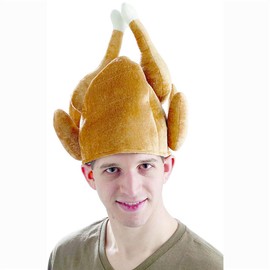 Funny Roasted Turkey Hats Men Thanksgiving Party Hat Girl Cute Chicken Hood Easter Costume Xmas Elk Cap Costume