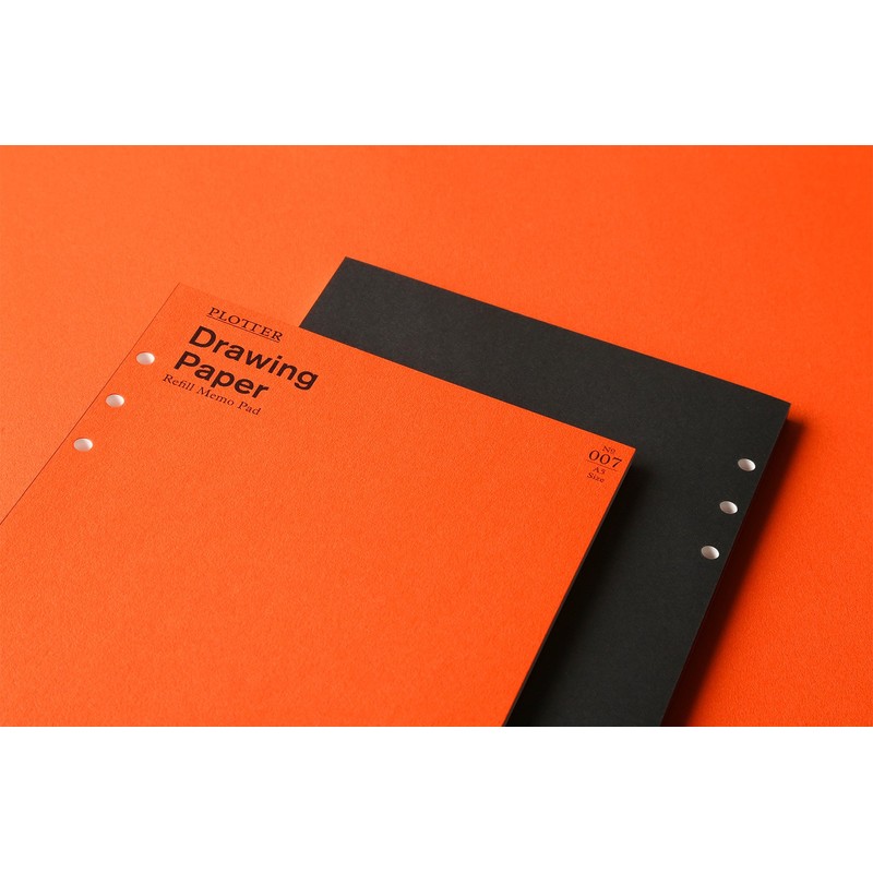 A5サイズ PLOTTER/プロッター ドローイングペーパー メモパッド システム手帳リフィル 77