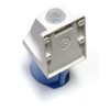 Knightsbridge IN0013 Industrial Connectors IP44 Angled Panel Mount Socket 2P+E,