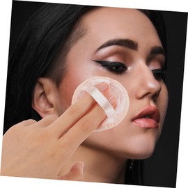 Baluue Cosmetic Loose Powder Puff Set 10 Pack Soft Round for Blush Setting Powder