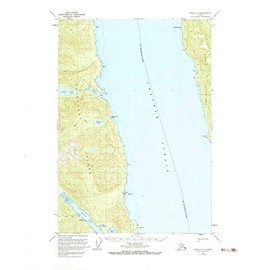 YellowMaps Sitka C 3 AK topo map, 1:63360 Scale, 15 X 15 Minute, Historical, 1951, Updated 1983, 21.9 x 18 in - Polypropylene