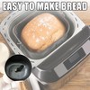 2Pcs Bread Maker Mixing Paddle, Stainless Steel Bread Blade for