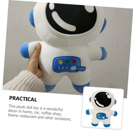 Vaguelly Adorable Plush Astronaut Doll Soft Skin Friendly Stuffed for Cars Beds Sofas Lovely Space Themed Pillow Blue Hugging Buddy