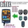 2 Channel 433.92 MHZ 2 CHANNEL DITEC GOL4/GOL4 °C BIXLP2,