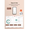 Big Fingerprint Smart Door Knob, Keyless Entry Door Lock with