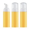 Tekson 3PCS Soap Foam Bottle (Yellow), Empty Travel Foaming Lash