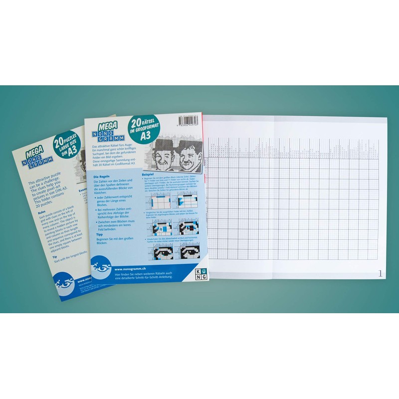 Mega-Nonogramm 05 (Mega Nonogramm Mappe): limitierte Auflage