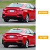 Abodvu Compatible with Chevy Cruze Rear Bumper Reflector 2016-2019,Left Driver