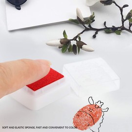 Almohadilla de Tinta Colorida para Sello, Almohadilla de Tinta para Sello de Goma, Decoración para álbumes de Recortes, 24 Colores