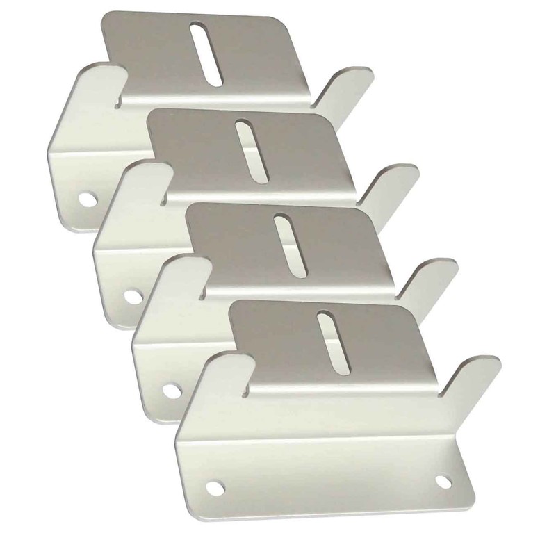 LOWENERGIE 4 x Metal Solar Panel Mounting Bracket Set Kit
