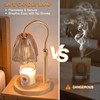 Honvinor Candle Warmer Lamp with Timer & Dimmer, Candle Warmer