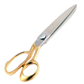OdontoMed2011 Professional Tailor Scissors for Cutting Fabric Heavy Duty Scissors for Leather Cutting Industrial Sharp Sewing Shears for Home Office Artists Dressmakers Gold Handle (12")