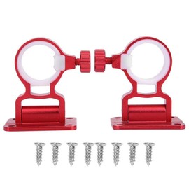 Creacom Fishing Box, Tackle Box, Pole Holder, Heavy Duty, Rust Resistant, Durable, Convenient, Easy Installation, Umbrella Stand, Rod Stand, Rod Stand, Holder for Fishing, Stand, Fixed, Rod Stand, 2 Pieces