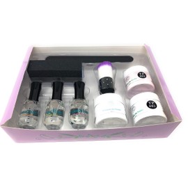 Nail Dipping Powder Kit For French Manicure 2 oz per jar. Easy to use dipping nail powder starter kit.