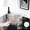 ProCase Acrylic Earrings Holder Organizer Box, Large Clear Earring Jewelry