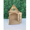 Paquete Kit de 4 Nichos Con Techo Triangular Altar Ofrenda