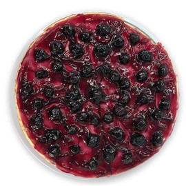 Andy Anand Luxurious Gluten-Free Blueberry Cheesecake, 9 Inch Gift Boxed - Freshly Baked with Real California Cream Cheese, No Preservatives (2 lbs)