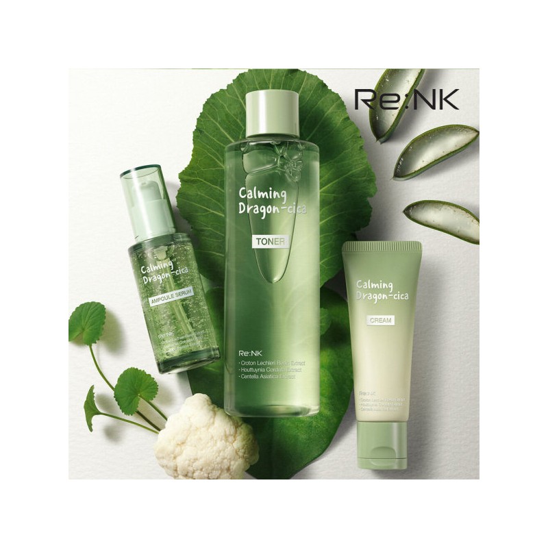 RinKay 리엔케이 카밍 드래곤시카 기초 3종세트 RIENKAY Calming Dragonica Basic