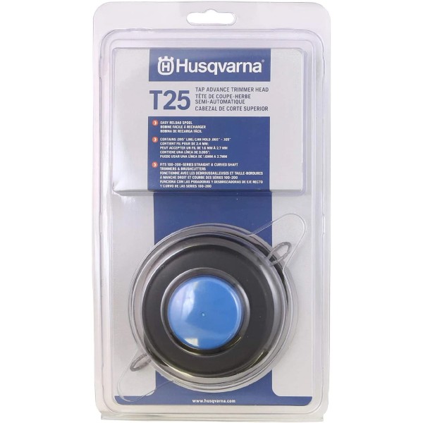 Husqvarna 966674401 T25 Tap Advance String Trimmer Head, Weed Eater