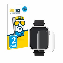 BROTECT Pack of 2 Full Cover Screen Protectors for SaveFamily SaveWatch Plus Full Screen Protector [3D Curved, Anti-Fingerprint, Crystal Clear]