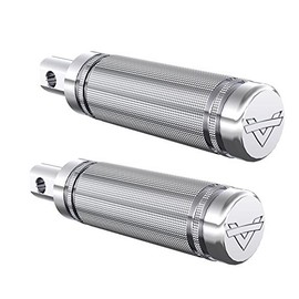 Victory Motorcycle New OEM Chrome Shadow Passenger Footpegs, Vegas, 2881493-156