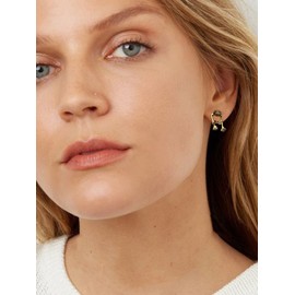 Sliver Frog Stud Earrings - Cute Animal Jewelry for Women - Trendy Frog Stuff for Her - Birthday & Christmas