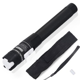Visible Fault Locator, Fiber Optic Test Pen, 80MW 2.5mm Fiber Visual Fault Locator, VFL Red Light Pen, Fiber Optic Cable Tester, for CATV Telecommunications Engineering Maintenance