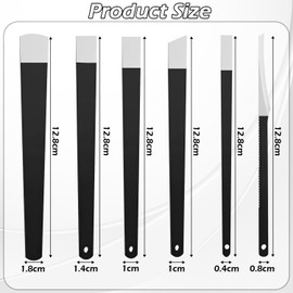 6 Piece Foot Scraper Set Foot Skin Scraper Dead Skin Remover & Callus Remover for Feet Hard Skin & Corn Eliminator Professional Pedicure Tools for Soft, Smooth Feet