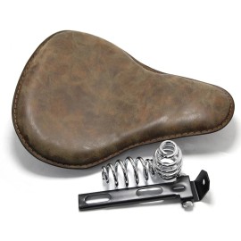 KEEPDSGN Retro Brown Motorcycle Bobber Solo Seat Spring For Honda Rebel 250 CMX250C 300