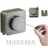 Retractable Clothesline 15.75-Foot Heavy-Duty Clothesline Wall-Mounted Anti-Sag Design for Indoor