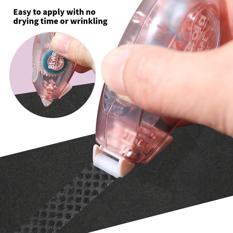 Btwescola Double Sided Tape Roller - 4 Pack Scrapbook Glue