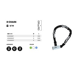 Luma Locks Enduro 8 Chain 59 inches