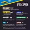 Steel Wool 12 pad Super Fine Grade #0000 Rhodes American