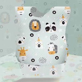 MassiGoods Disposable Baby Bibs – Waterproof & Skin-Friendly | 20 Pack – Perfect for Travel, Feeding, and On-the-Go Use