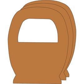 Easter Basket 8” x 10” Basket Single Color Super Cut-Outs, 15 Cut-Outs in a Pack for Spring, Easter, Holiday Crafts, Kids’ School Craft Projects