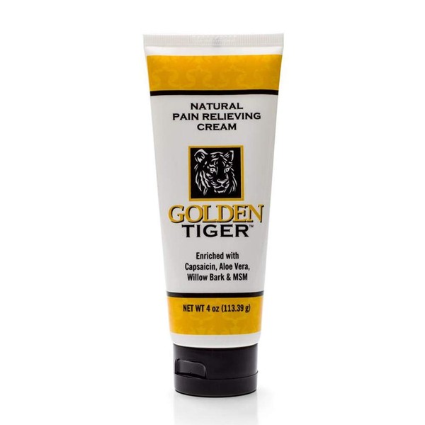 Golden Tiger Pain Relief Cream - 4 oz Tube