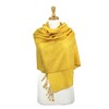 PASKMLNA Paisley Jacquard Pashmina Shawl Wrap Scarf Stole (Gold018047)