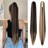 Dulchany Ponytail Extension 21" Claw Clip Hair Extensions Ponytail Long