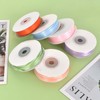 Pack of 6 Satin Ribbon, 3 mm x 45 m