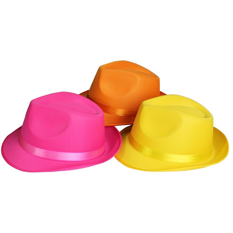 Neon Hat, Assorted Colours, Size 58 cm, Theme Party, Party