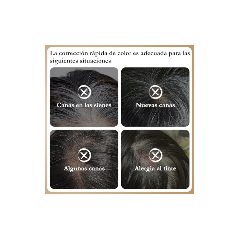 Peine para Tinte de Cabello, Peine con Tinte para Cubrir