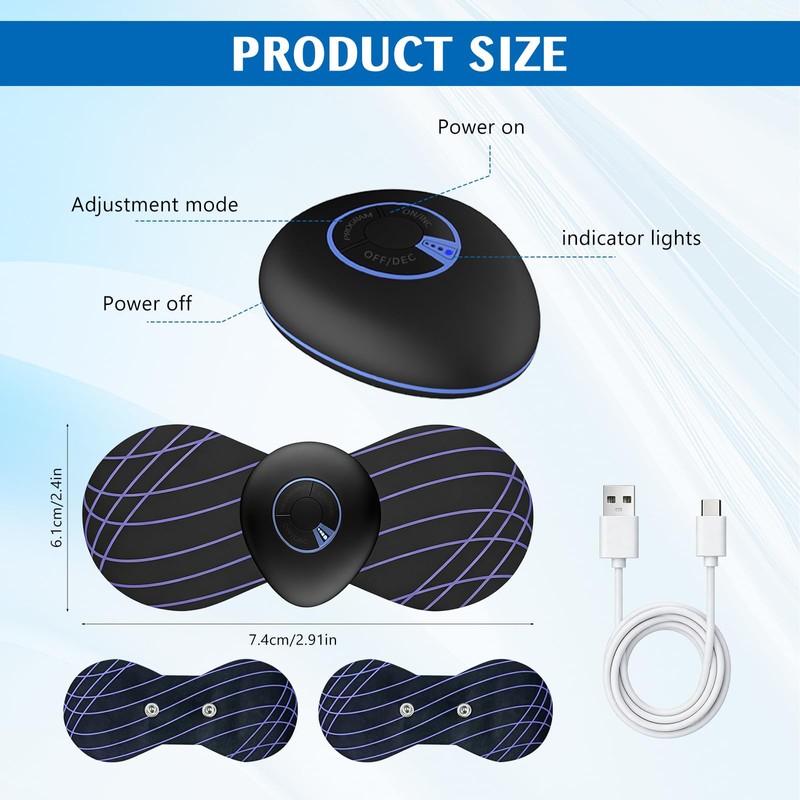 1 x Massager Neck Shoulder USB Mini Massager with 3