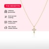 Electric Picks Jewelry Like A Prayer 16" Cross Necklace -